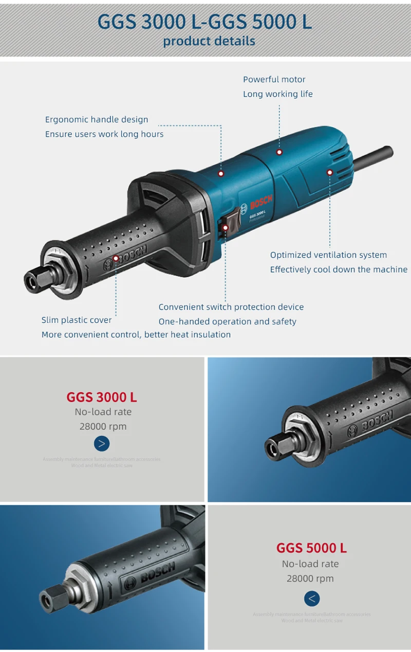 Bosch Electric Straight Grinder - Image 5