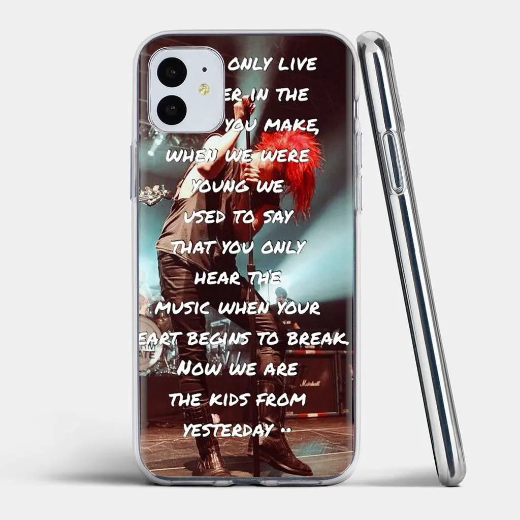 Силиконовый чехол для Xiaomi Redmi 4A 7A S2 Note 8 3 3S 4 4X 5 Plus 6 7 6A Pro Pocophone F1 Gerard Way My Chemical Romance