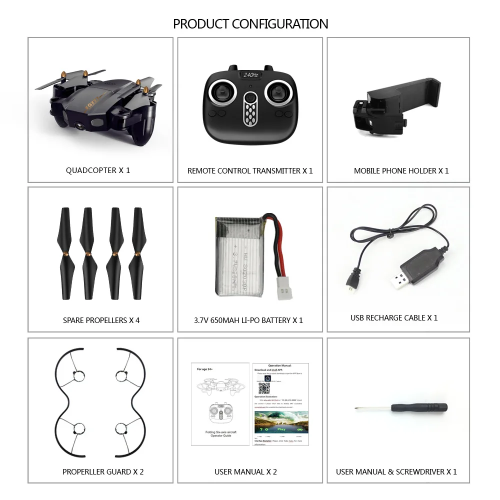 Fq777 Дрон складной БПЛА Wifi антенна фиксированная высота пульт дистанционного управления самолет мальчик Квадрокоптер Дрон игрушки мальчик подарок