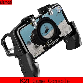 

K21 Game Handle PUBG Mobile Phone Gamepad Joystick Mobile Phone Gamepad Free Fire Grip Gamepad For IPhone Android Mobile Phone