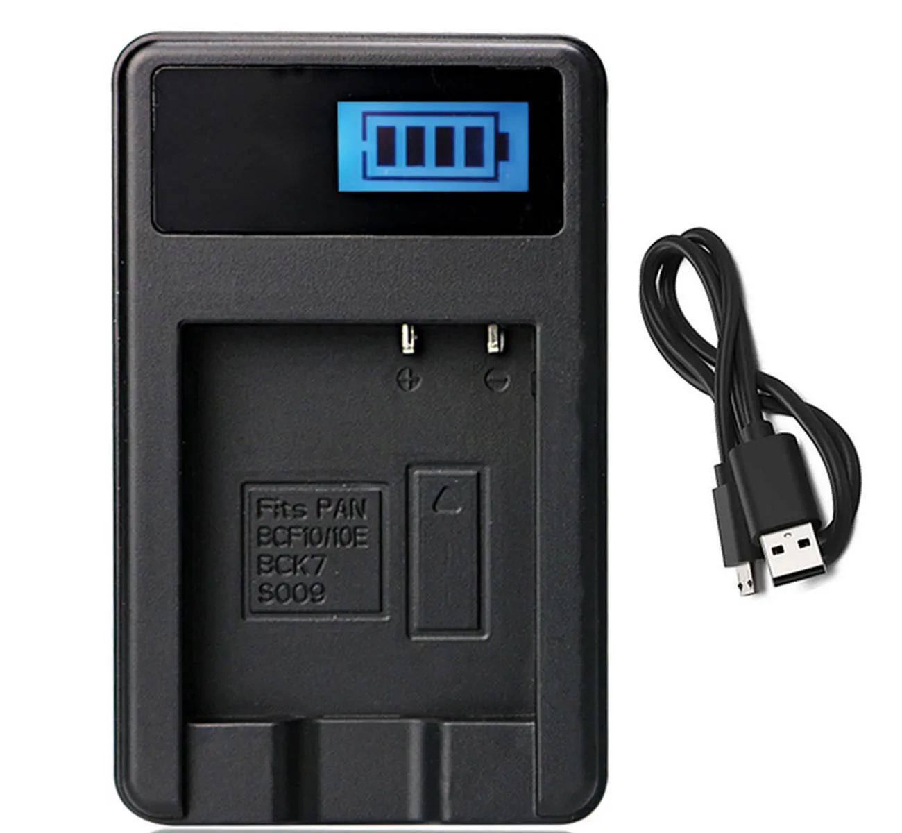 Battery Charger For Panasonic Lumix Dmcf2 Dmcf3 Dmcfp8 Dmcfh1 Dmc
