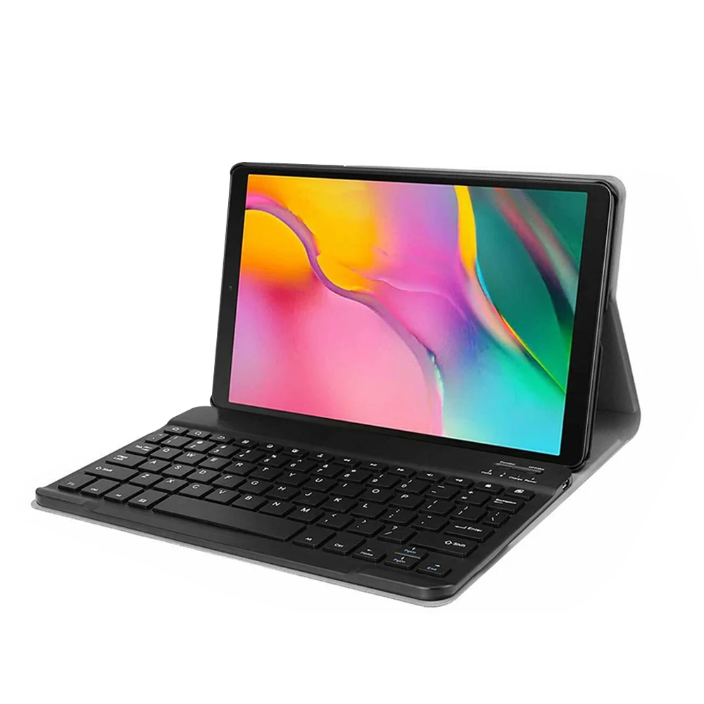 Чехол для samsung Galaxy Tab A 8,0 S-Pen SM-T290 SM-T295 планшет из искусственной кожи беспроводной Bluetooth светодиодный светильник чехол для клавиатуры+ ручка