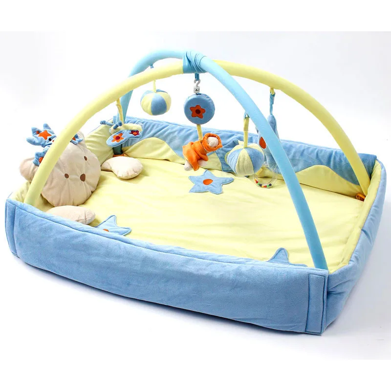 

Game Blanket fen gong zhu Blue Prince Oversized Game Mat Crawling Blanket Crawl Pad Holder Fitness Rack Baby Toys