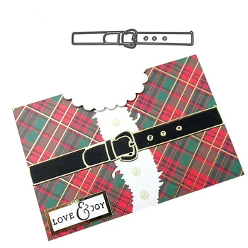 

Crazyclown New Design Leather Bag Buckle Metal Cutting Dies Scrapbooking Album DIY Paper Card Craft Embossing Dies