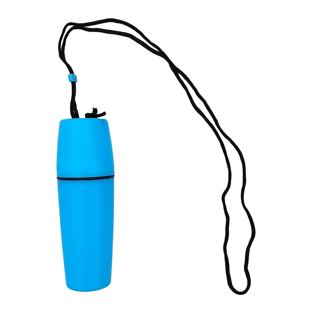 Waterproof Dry Canister Container Bottle Case O-ring Sealed with Lanyard for Kayaking Swimming Canoeing Swimming Boating
