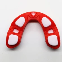 Унисекс EVA безопасность Баскетбол Универсальный мягкий зубы Защита бокса тренировки без запаха спорт рот guard двойной цвет для взрослых