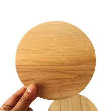 2 шт Диаметр: 200 мм Толщина: 15 мм твердая древесина круглая древесная стружка ель круглый блок круговая деревянная доска модель Дерево Diy профилированный