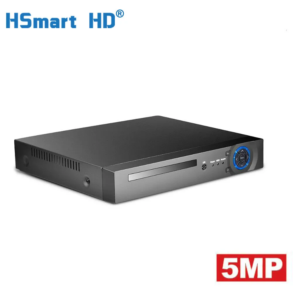 H.265 4CH 5MP CCTV NVR 16CH / 8CH видеорегистратор безопасности датчик движения ONVIF P2P