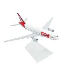 

Brazilian TAM Airlines Boeing 777 Aircraft Model 6 Inches Aviation Metal Diecast Home Office Ornament Miniature Toys