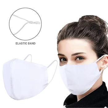 

Dust Reusable Mouth Face Masks Cover mascarillas Mouth Face Scarf Mouth Mask White Face Mask Fashion Cotton Breathable Washable