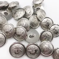 20PCS/pack 20MM Gold/Silver Anchor Buttons Plastic Sewing Accessory Shank Button Garment Clothing PT351 2