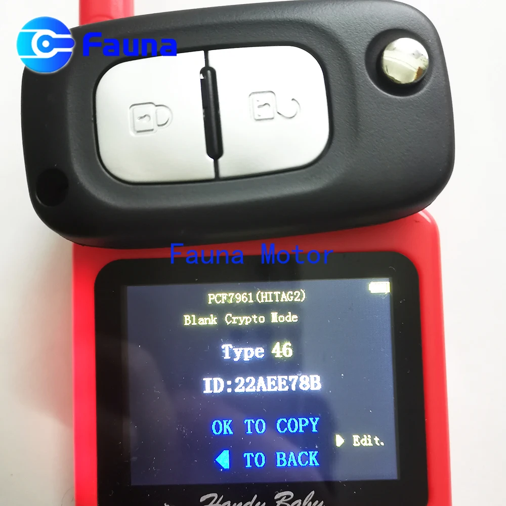 2 Button 434MHz FSK Flip Remote Control Key For Renault With PCF7961 ID46 Chip | Автомобили и мотоциклы