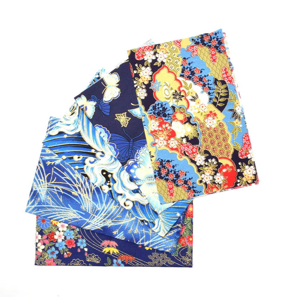 50 Pezzi Di Tessuti In Cotone Patchwork 20x20 Cm - Stampe Floreali Multicolore - Per Cucito Creativo E Fai Da Te