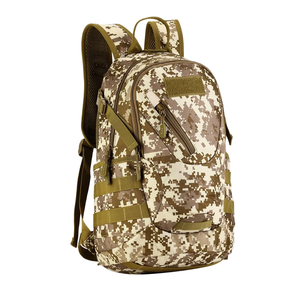 Desert Digital 20L Рюкзак Студенческая сумка Военная армейская уличная походная велосипедная дорожная сумка - Цвет: Desert Digital