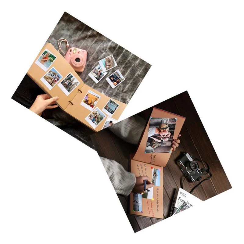 Легко-ручной работы DIY альбом паста винтажный трос альбом наши приключения книга до семья скрапбук фотоальбом