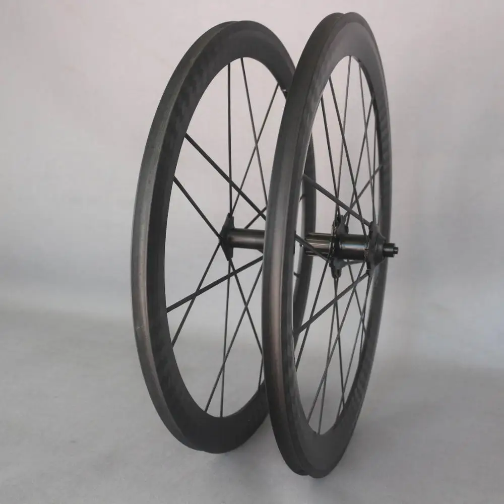 full carbon wheelset road bicycle wheeslet 700c wheelset integrated spokes front*16h rear*20h