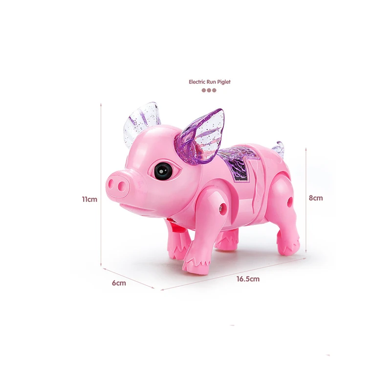 Flashing Walking Pig Toys Boys Funny Musical Pig Electronic Pets Toy Children Interactive Gadgets Electronic Toys Boy Girl Gifts 3