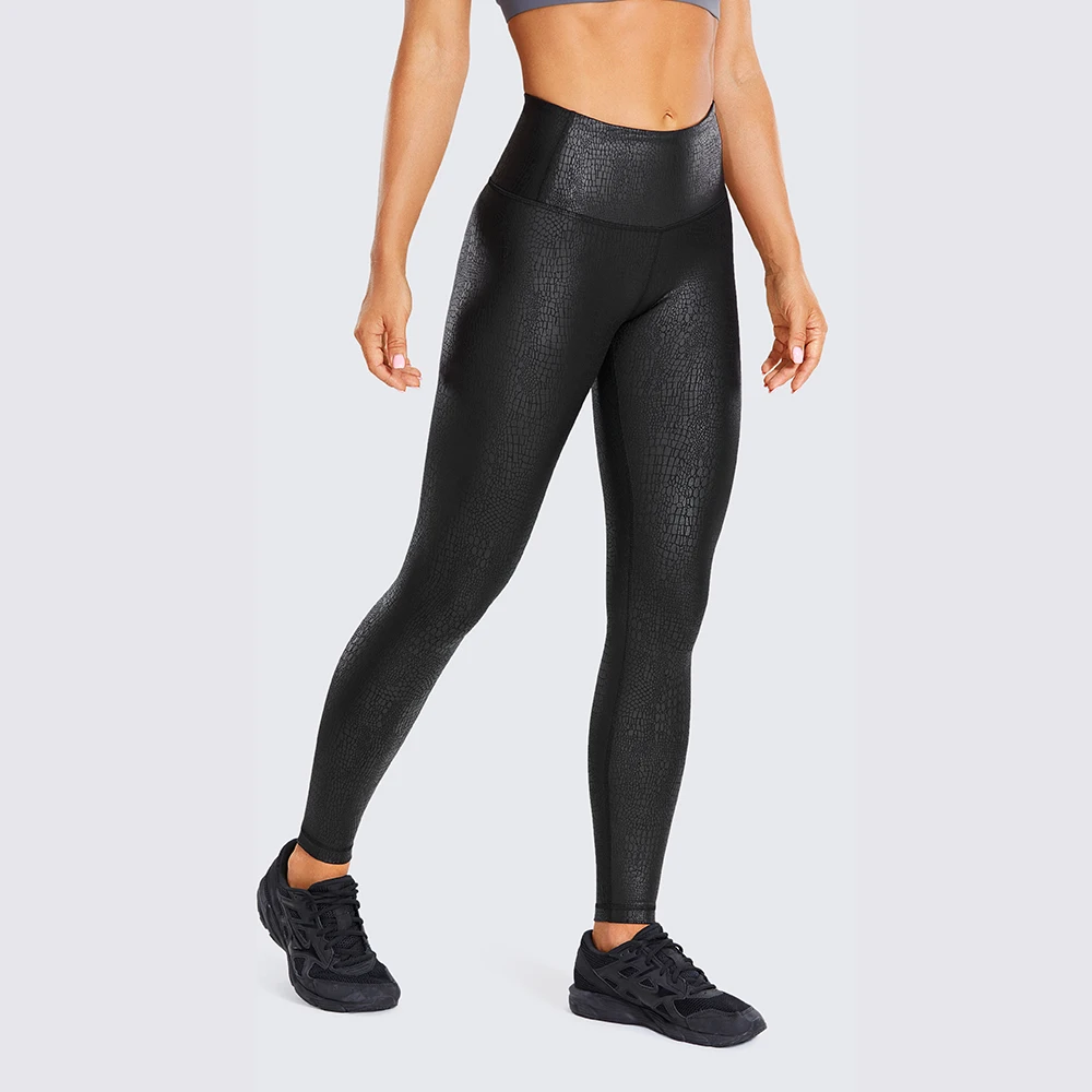 Syrokan Faux Leather Leggings Women 