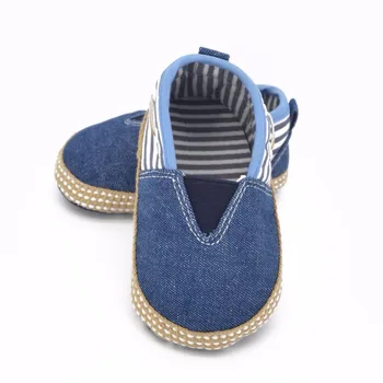 

Toddler Baby Boy Girls Shoes Jeans Denim Soft Sole Crib Shoes Prewalker
