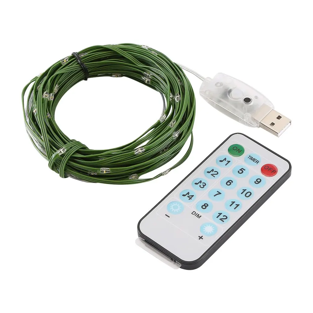 10 м 100LED USB гирлянды голосовое управление праздничное украшение для вечеринок