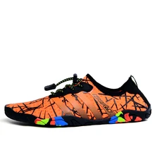 Летняя уличная водонепроницаемая обувь; дышащая сетка; пляж; быстросохнущая обувь для прогулок по тепу; нескользящая легкая обувь для рыбалки; Водонепроницаемая Обувь