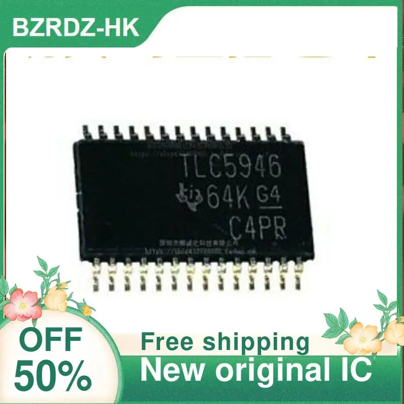 

1-20PCS TLC5946PWPR TLC5946 HTSSOP-28 New original IC