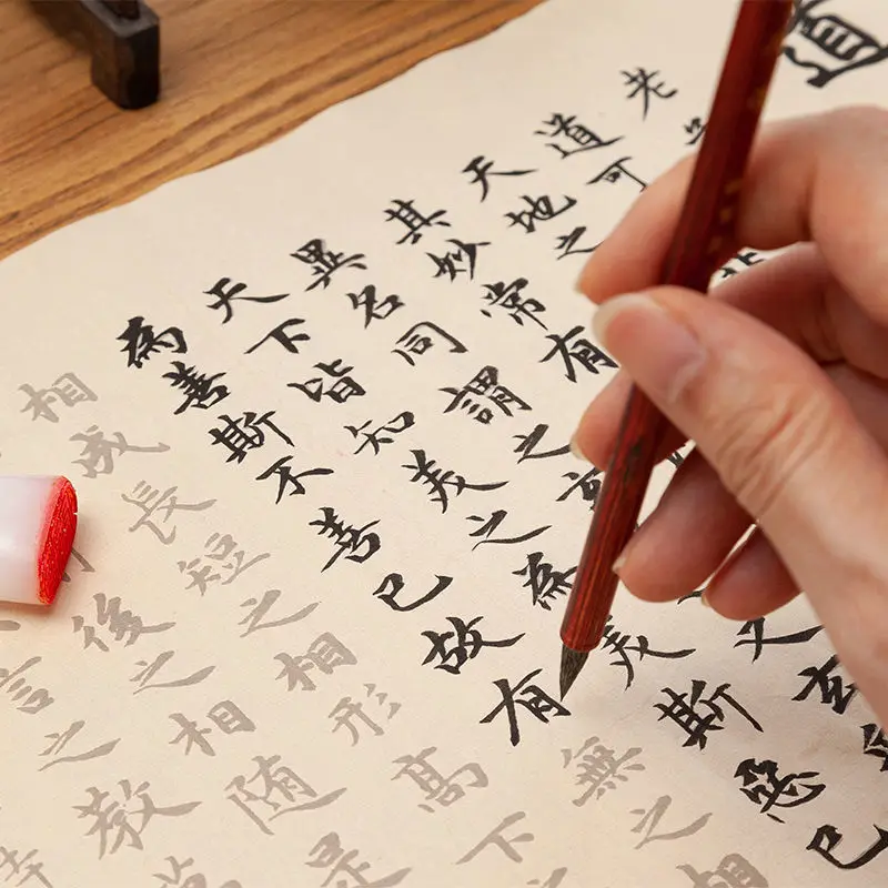 Zhao Mengfu тетрадь с обычным сценарием китайская Тао Te Ching буддийские Писания кисть