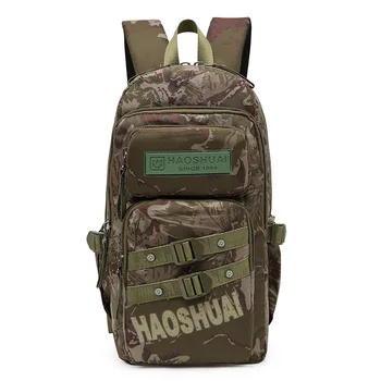 

Fashion Men's Outdoor Camouflage Backpack Multi-functional Army Fan Tactical Backpack Nylon Large-capacity Hiking Camping Bag