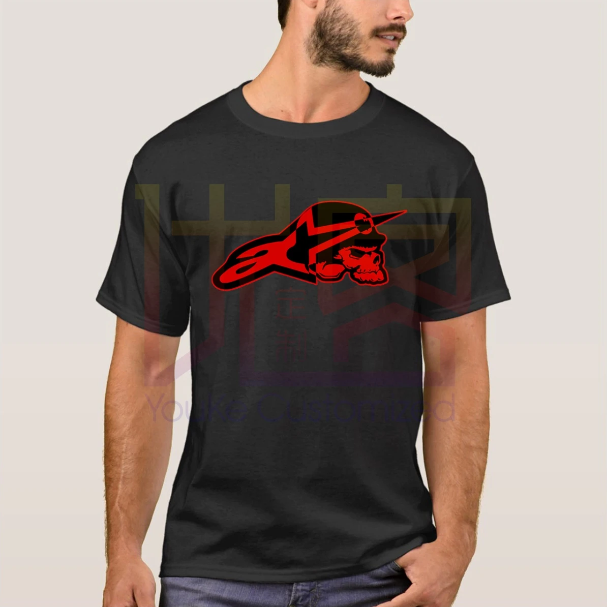 

Alpine Star Extreme Skull Dirt Bike Quads Shirt Cool Casual Pride T-Shirt Men Unisex New Fashion Tshirt Free Shipping