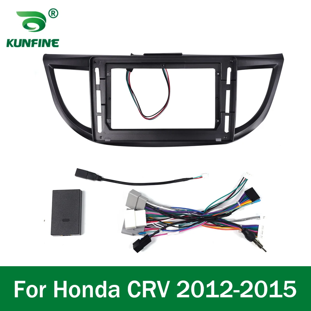 Car Gps Navigation Stereo For Honda Crv 2012 2016 Radio Fascias Panel Frame Fit 2din 10 Inch In