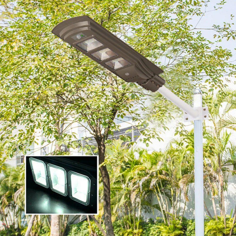 LED Солнечный Уличный Свет 60 Вт 40 20 Радар Датчик Движения Открытый