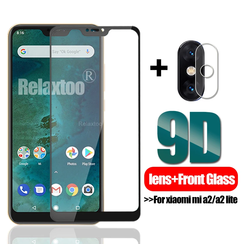 2-в-1 стекло для объектива камеры mi a2 lite закаленное защитное xiaomi на xiomi a 2 light mia2 a2lite