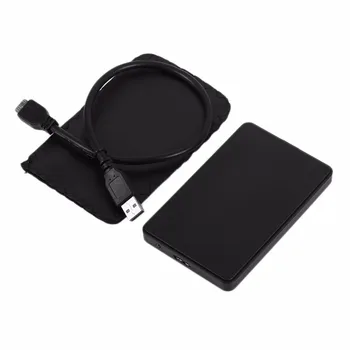 

High Speed USB 3.0 Hard Drive External Enclosure Case 2.5 inch SATA HDD Enclosure ABS Box For Hard Drive Disk 3 Colors Optional