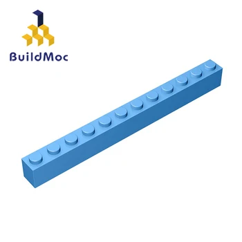 

BuildMOC Compatible Assembles Particles 6112 Brick 1 x 12 For Building Blocks Parts DIY LOGO Educati