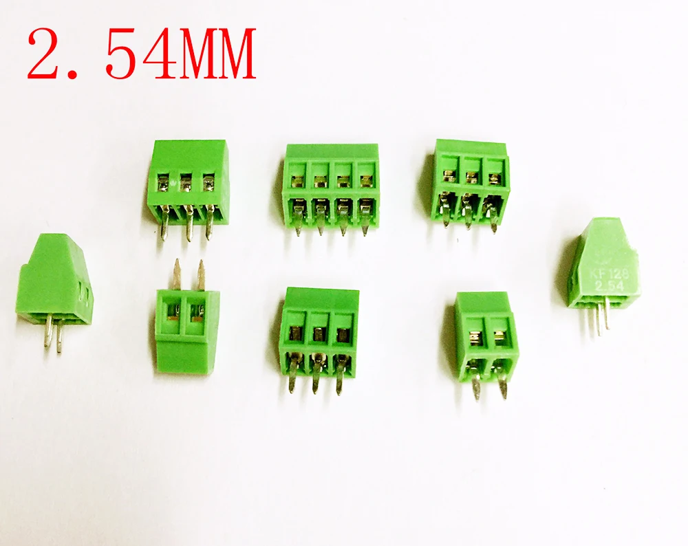 5 шт. 2,54 мм разъем провода для pcb 2P-16Pin винт PCB установленный клеммные блоки разъем