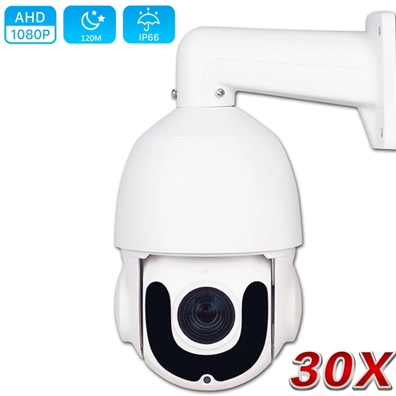 HD 1080P AHD TVI PTZ Camera 5MP 2MP 30X Zoom Security CCTV AHD CVI CVBS Dome Camera Weatherproof Vi