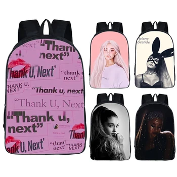 

Ariana Grande Backpack School Bags for Teenagers Boys Girls Fashion Laptop Backpack Thank U, Next Streetwear Casual Travel Bags