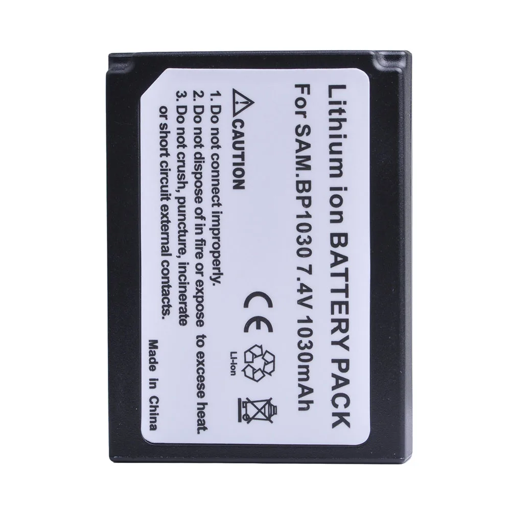 Batteria di ricambio BP1030 per fotocamere Samsung NX1000, NX1100, NX200 e NX210 10