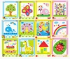 8Pcs/5pcs Kids DIY Button Stickers Drawing Toys Handmade School Art Class Painting Drawing Craft Toys Children Early Educational 5