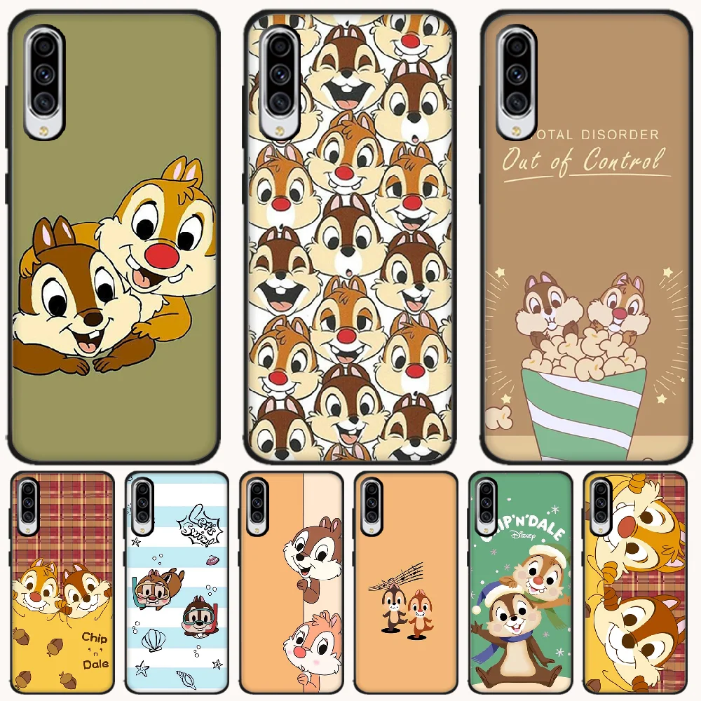 Милый мягкий силиконовый черный чехол для телефона Samsung A10 20 30 40 50 70 10S 20S 2 ядра C8 A30S