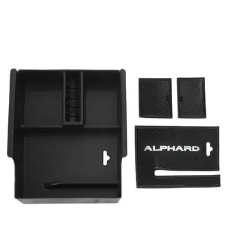 

Non-Slip Car Central Storage Pallet Armrest Container Box Car Interior Styling Tray Suitable for Toyota Alphard 2015-2018