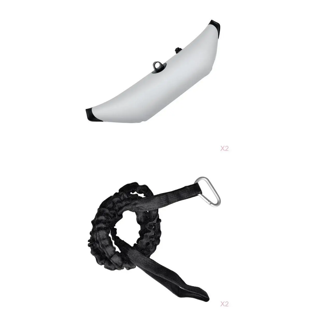 

2 Pcs Deluxe PVC Kayak Fishing Inflatable Boom Stabilizer Paddle