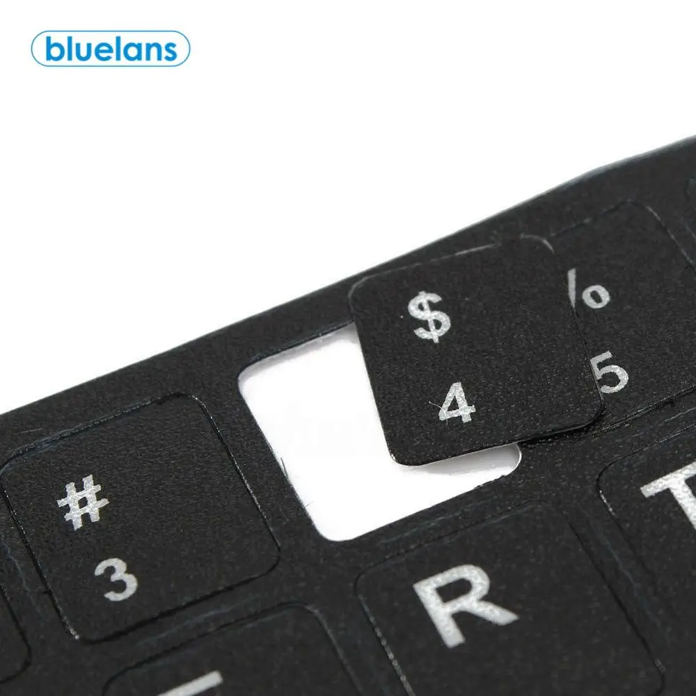 

English Russian Japanese Thai Letters Laptop Computer Keyboard Layout Stickers