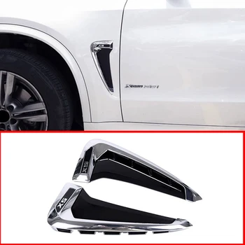 

Car Side Air Flow Fender Cover Trim Sticker Decoration For BMW X5 F15 X5M LOGO 2014 2015 2016 2017 Car-Styling Accessories