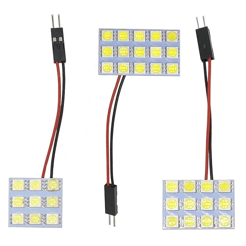 Лампа на крышу автомобиля 1x12 36 48 SMD 2835 Светодиодный ная лампа для чтения салона с