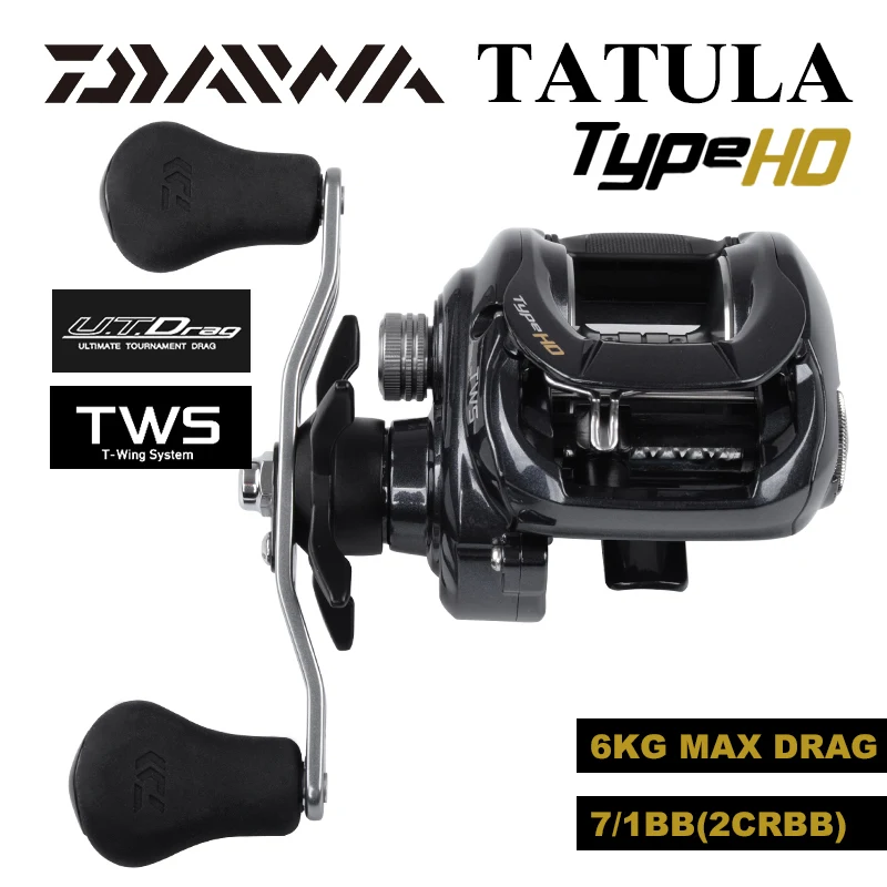 100% original DAIWA TATULA HD TYPE-HD Fishing Reel 200H/200HL