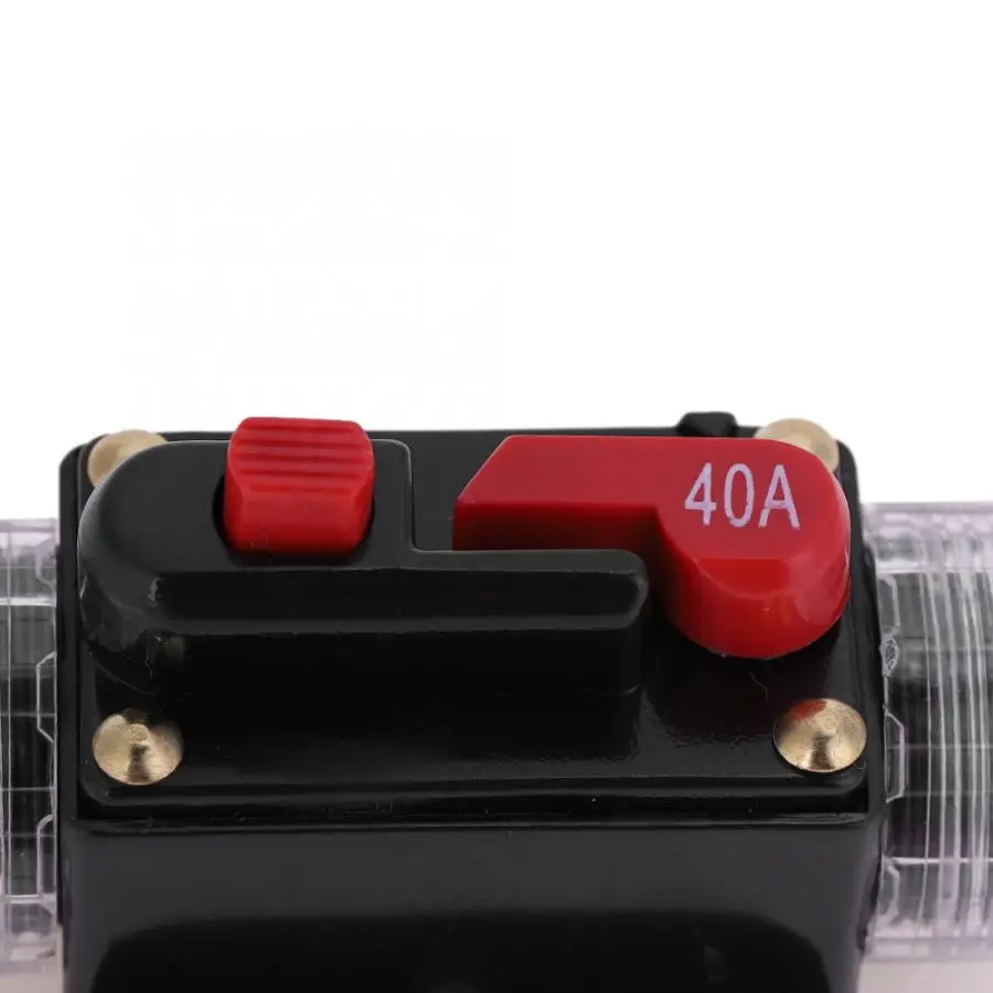 Авто аудио усилитель автоматический выключатель AGU стиль держатель предохранителя Позолоченные автомобильные аксессуары