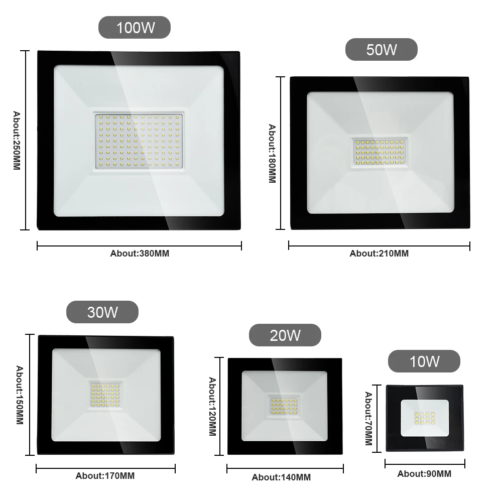 Led Flood Light 10w 20w 30w 50w 100w (4)
