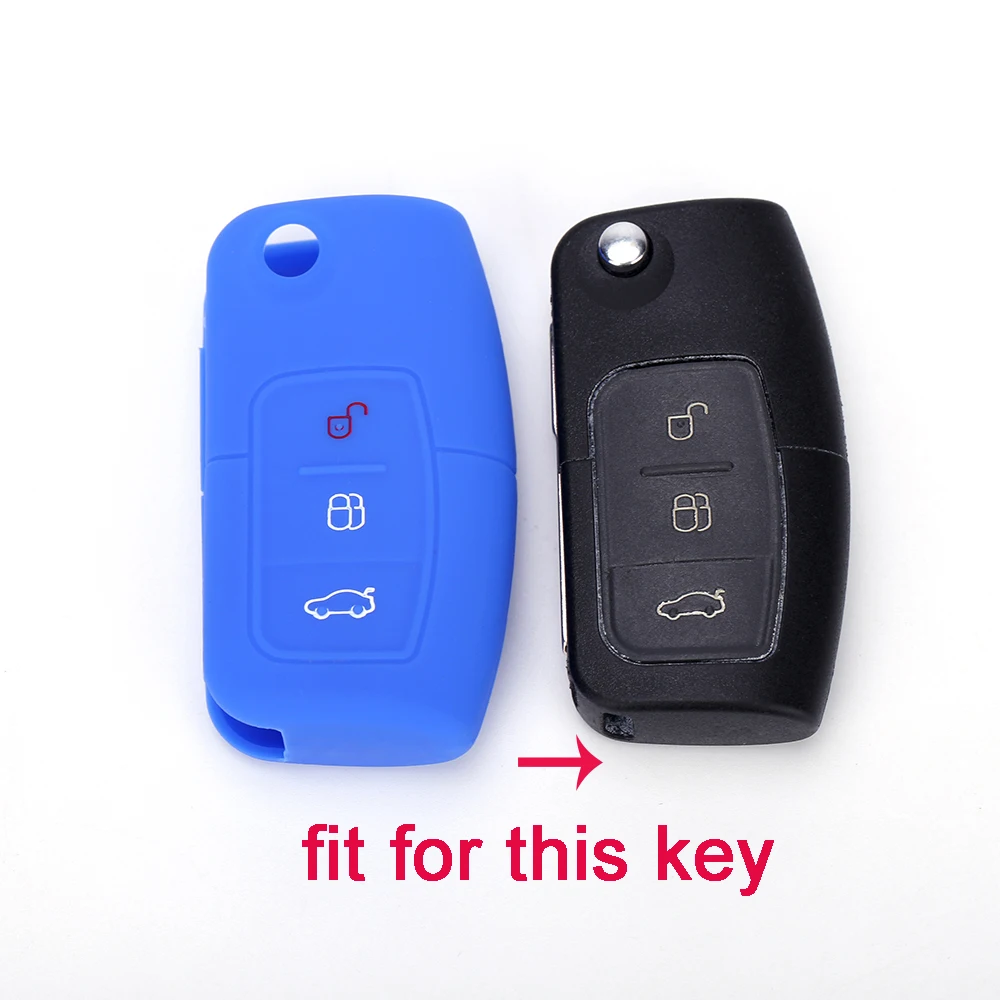 Car Key Case Cover For Ford Focus Mk2 New Fiesta C Max Ka Mondeo Kuga