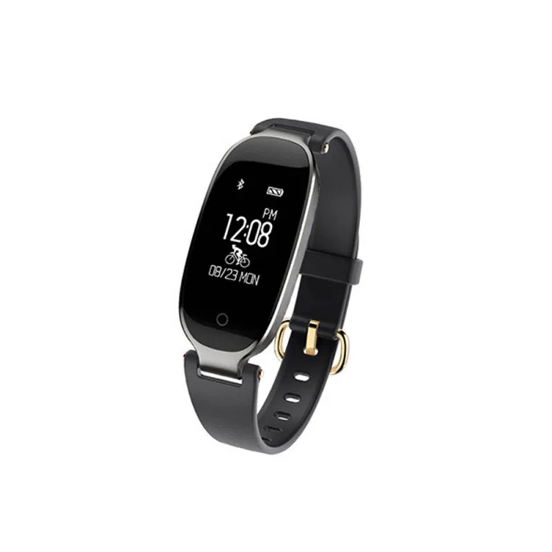 S3 0.96inch Color Screen Fashion Smart Wristband Girl Women Waterproof Smart Bracelet Female Fitness Track Smart Watch